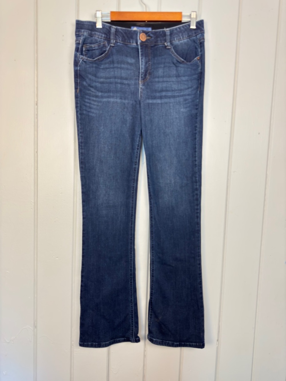 Democracy Ab Solution Bootcut Jeans 10 Dark Wash Stretch Denim